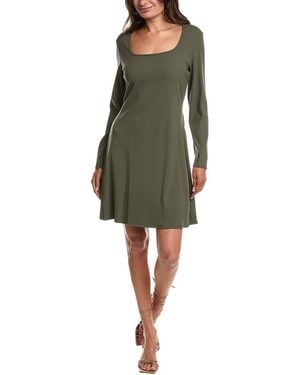 Bebe Ribbed Midi Dress - Green