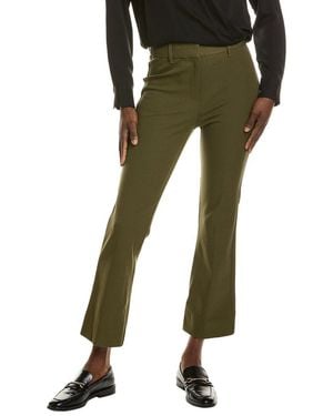 10 Crosby Derek Lam Cropped Flare Trouser - Green