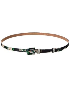 Carolina Herrera Skinny 90's Belt - White