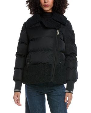 Scotch & Soda Anika Padded Puffer Jacket - Black