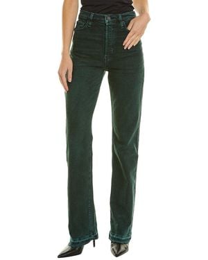 Hudson Jeans Faye Overdye Scarab Ultra High-Rise Bootcut Jean - Green
