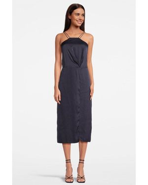 Reiss Oe Paola Midi Dress - Blue