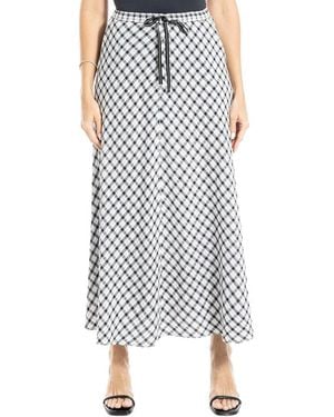 Max Studio Drawstring Waist Maxi Skirt - Black