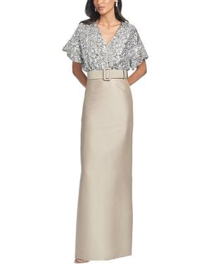 Sachin & Babi Marlene Gown - White