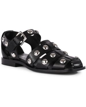 Seychelles Comeback Leather Flat - Black