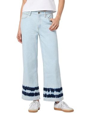 Hudson Jeans Rosalie Wide Leg Ankle Jean - Blue