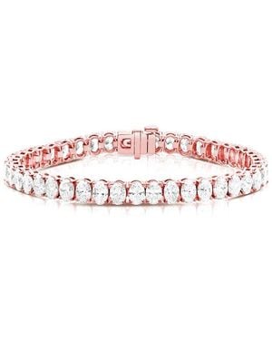 Amairah 14K 7.00 Ct. Tw. Lab-Grown Diamond Tennis Bracelet - Pink