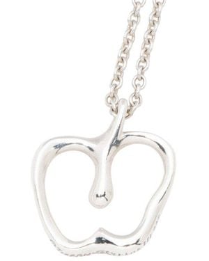 Tiffany & Co. Sterling Silver Elsa Peretti Sterling Silver Apple Necklace (authentic Pre-loved) - White