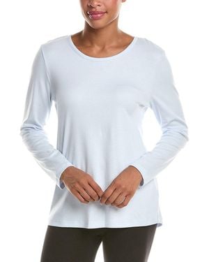Hanro Loungy Nights Relaxed Round Neck Top - Gray