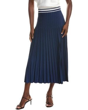 Alexis Sanders Midi Skirt - Blue