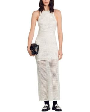 Sandro Diamond Dress - White