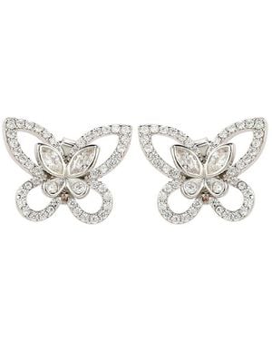 Suzy Levian CZ Jewelry Suzy Levian Silver Cz Earrings - White