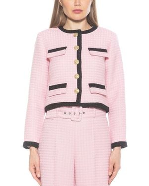 Alexia Admor Rose Tweed Jacket - Pink