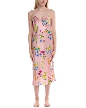 Petite Plume Silk Nightgown - Pink