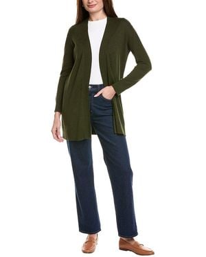 Hannah Rose Relaxed Cashmere-blend Duster - Green