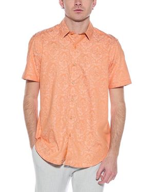 Robert Graham Bayview Woven Shirt - Orange