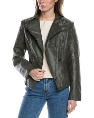 RENE LION Moto Jacket - Grey