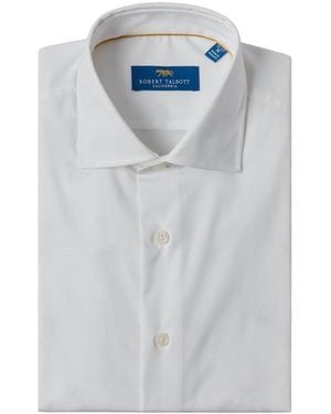 Robert Talbott Reynolds Solid Poplin Dress Shirt - Blue