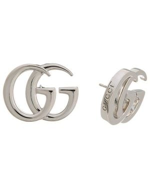 Gucci Gg Marmont Stud Earrings - Metallic