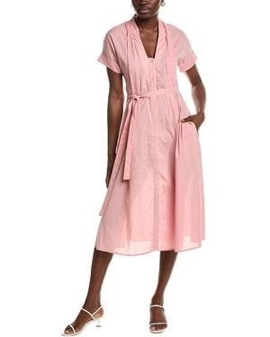 IPPONELLI Pleated Shirtdress - Pink
