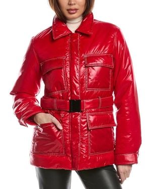 Perfect Moment Jade Shirt Jacket - Red