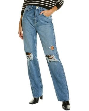 Triarchy Medium Indigo High-rise Straight Jean - Blue