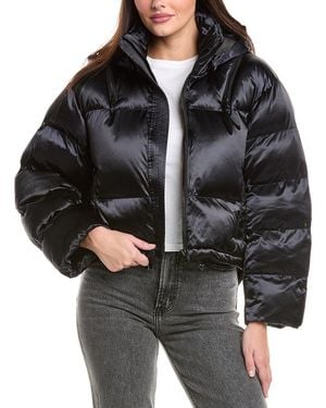 AllSaints Chelsea Puffer Bomber Jacket - Black