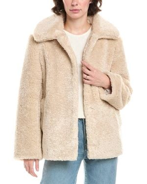 Sam Edelman Butter Teddy Jacket - Natural