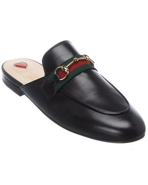 Gucci Princetown Leather Slipper - Black