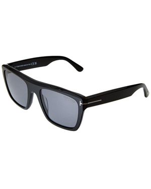 Tom Ford 1077 55Mm Polarized Sunglasses - Black