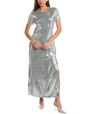 Michael Kors Paillette T-Shirt Dress - Grey