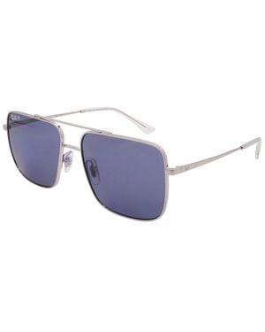 Ray-Ban Rb3758 56Mm Sunglasses - Blue