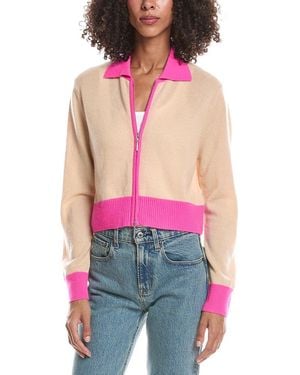 Brodie Cashmere Katy Colour Cashmere Jacket - Red