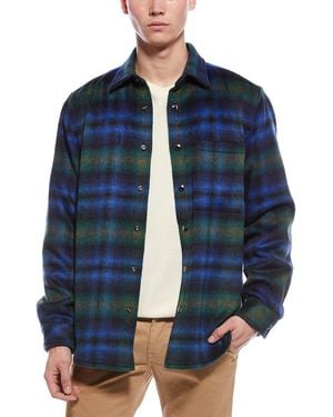 Bogner Edgar Wool-Blend Shirt Jacket - Blue