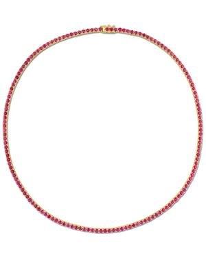 Rina Limor 14K 12.00 Ct. Tw. Ruby Necklace - Natural