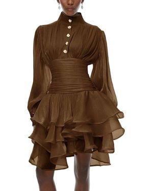 MIRA RICHI Mini Dress - Brown