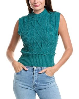 Elan Cable Jumper - Blue