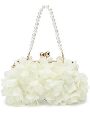 Tiffany & Fred Paris Floral Evening Clutch - Metallic