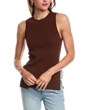 REVERIEE Rib Tank - Brown