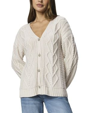 Splendid Harlow Hearts Cardigan - Grey