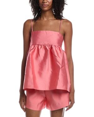 REMAIN STUDIO Satin Twill Cami - Pink