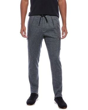 Slowear Glanshirt Linen-Blend Cargo Pant - Black