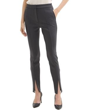Theory High-Waist Slim Pant - Blue