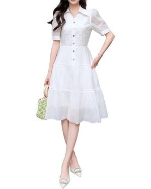 BURRYCO Shirt Dress - Blue