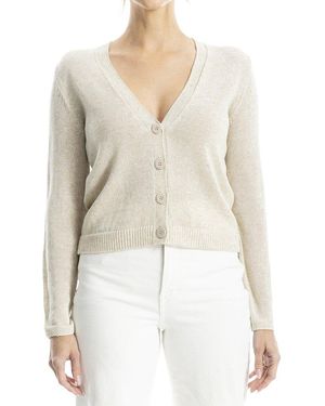Max Studio Cardigan Jumper - White