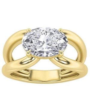 Lab Grown Diamonds 14K 2.00 Ct. Tw. Lab-Grown Diamond Ring - Metallic