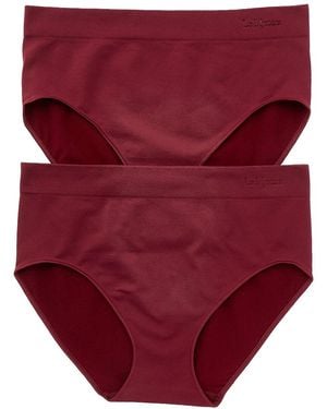 Le Mystere 2Pk Seamless Comfort Brief - Red