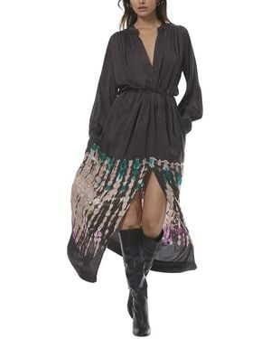 Young Fabulous & Broke Una Henley Shirtdress - Black