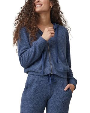Bella Dahl Zip Hoodie - Blue