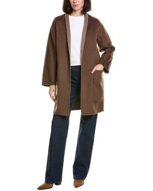 Vince Wool-Blend Reversible Coat - Multicolor